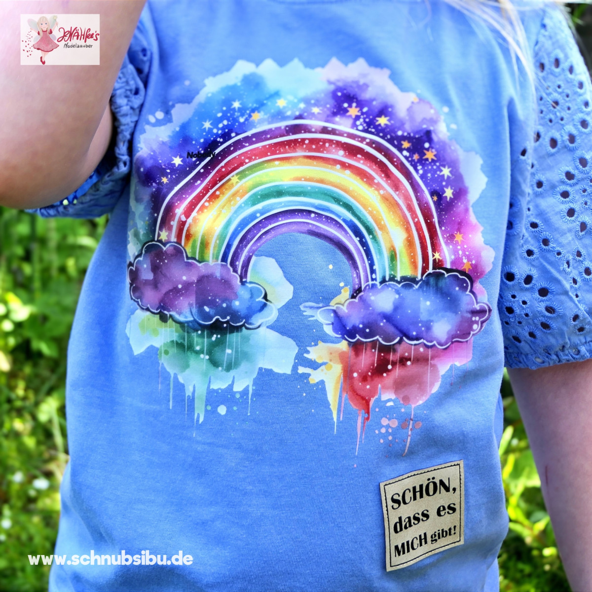 Bügelbild Regenbogen